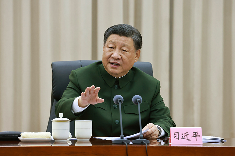 11月29日，中共中央總書記、國家主席、中央軍委主席習(xí)近平到武警海警總隊東海海區(qū)指揮部視察。這是習(xí)近平發(fā)表重要講話。